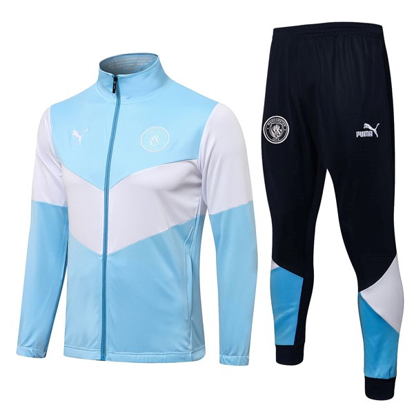 Chandal Manchester City 2022 Azul Blanco